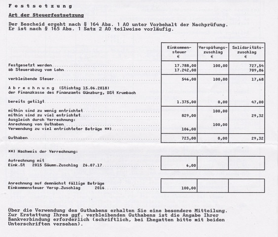 Einkommensteuerbescheid ohne steuererklärung Einkommensteuerbescheid ohne steuererklärung