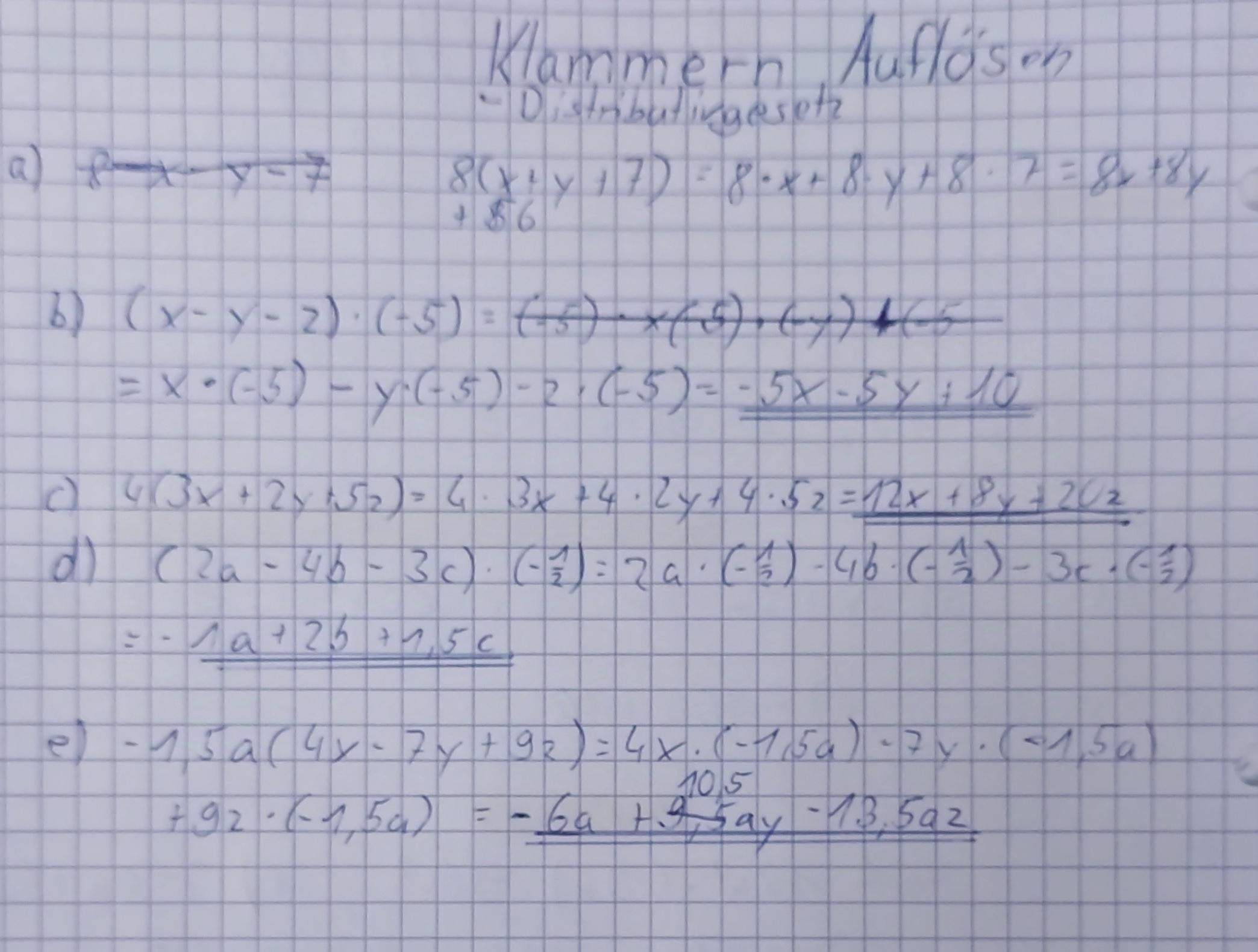 Stimmen die Aufgaben? (Gleichungen, Terme)
