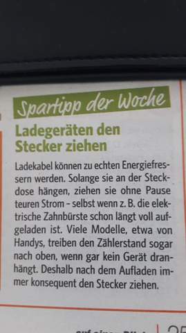 Stimmt Das Zeitungsartikel Technik Strom Zeitung