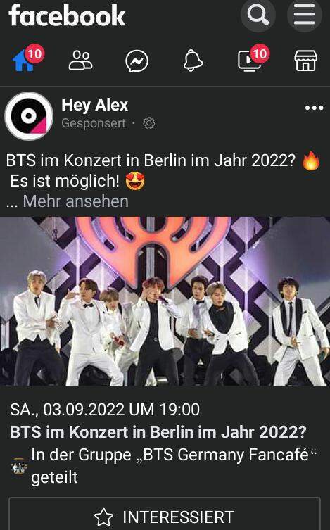 Stimmt Dass Das Bts Nachstes Jahr 2022 Ein Konzert In Berlin Geben Musik K Pop