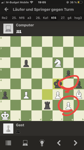 Stimmt dieser Schach zug kann er mich töten?