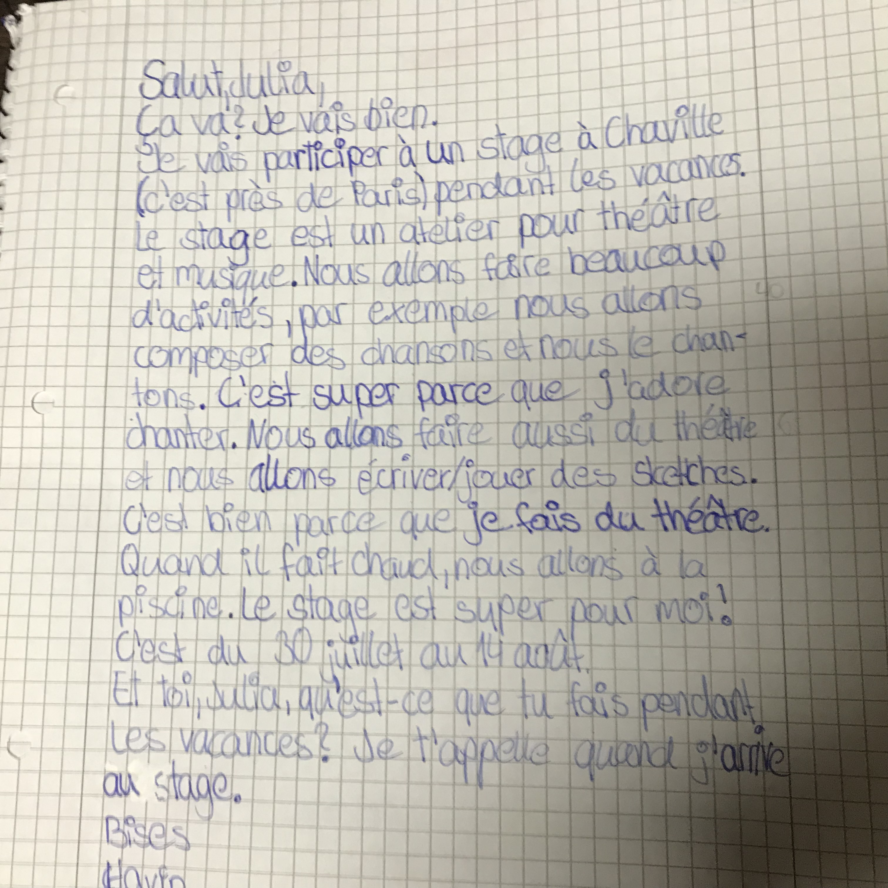 Stimmt mein Text? (Schule, Sprache, E-Mail)