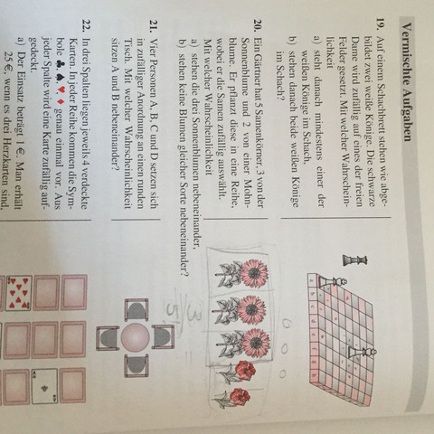 Aufgabe 20 bitte beachten - (Schule, Mathe, Abitur)