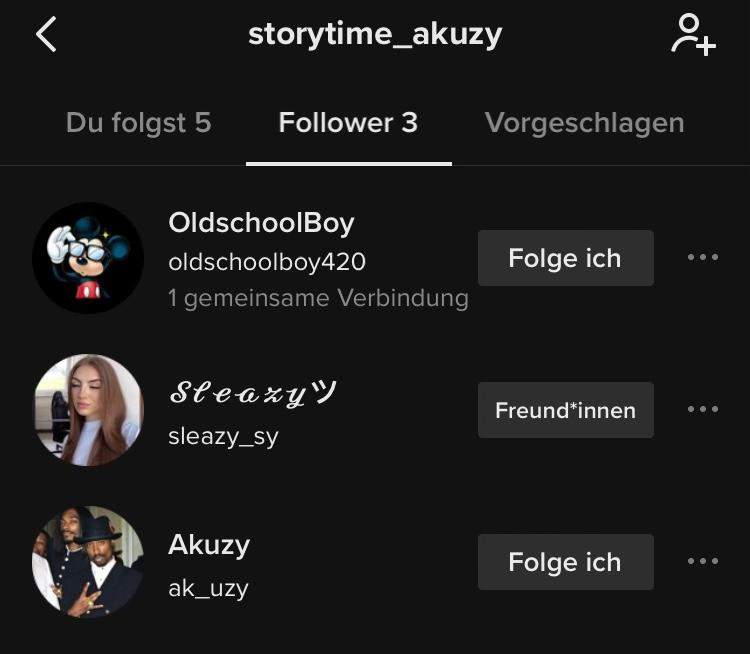 Störung bei TikTok wenn ich Leuten folge? (Account, Follower)