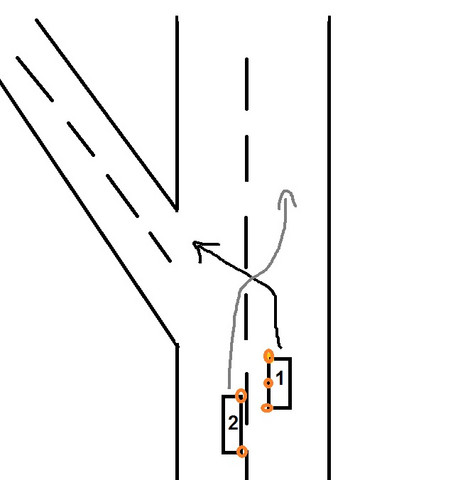 straßenverkehr, Führerschein; Wer hat hierbei Recht? (Auto, Auto und