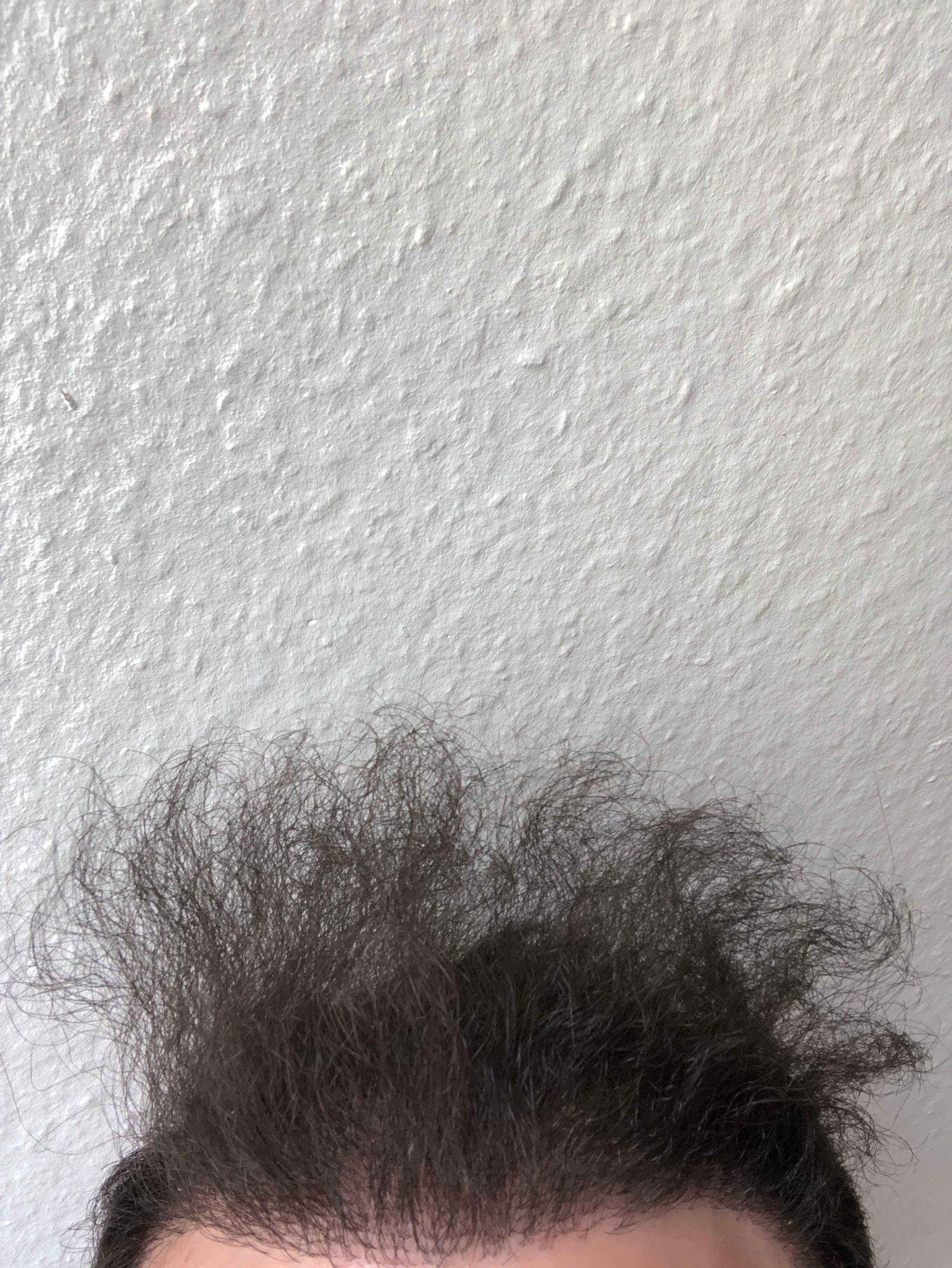 strohige haare oder trockene haare