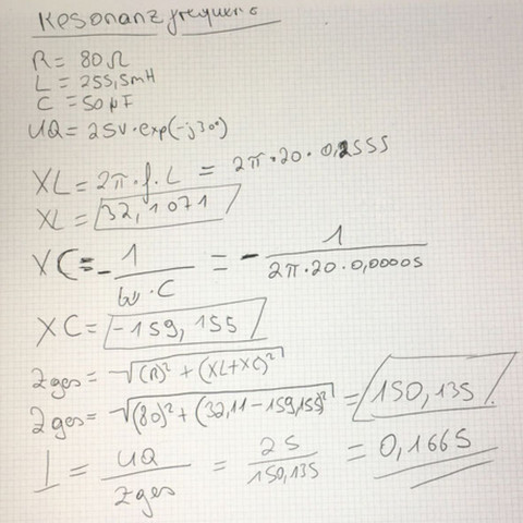 Meine falsch berechnete Lösung - (Studium, Universität, Elektrotechnik)