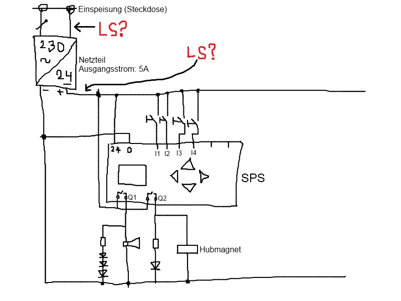 Stromkreis absichern?! (Elektronik, Strom, Elektrotechnik)
