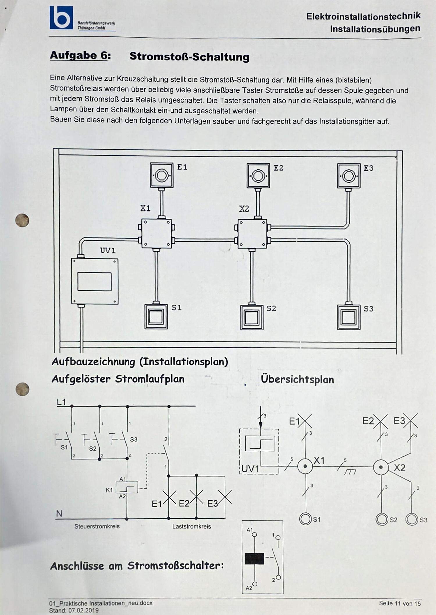 Stromlaufplan? (Elektrik, Kabel, Licht)