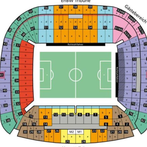 Stuttgart Stadionplan Stuttgart Stadionplan