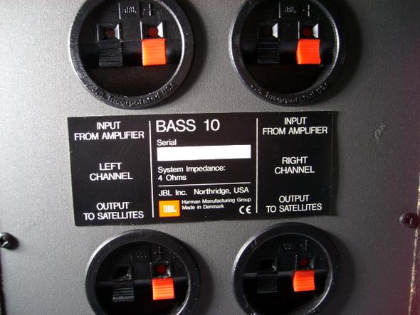 Passiv Subwoofer JBL Bass 10 - (Subwoofer, 5.1 receiver)