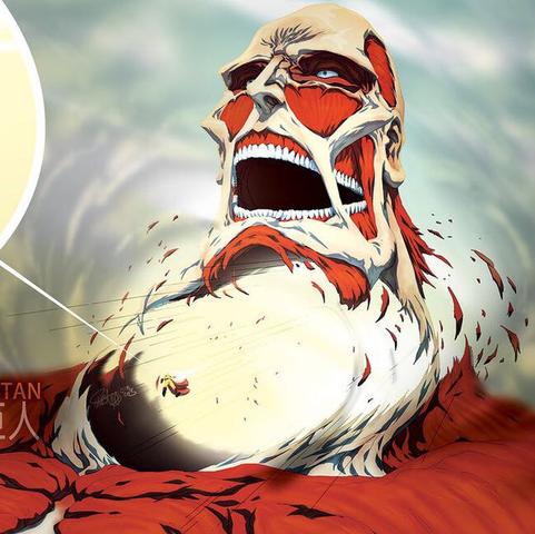 Saitama vs Gigatitan -> (Attack on Titan) - (Anime, One Punch Man, OP-Protagonist)