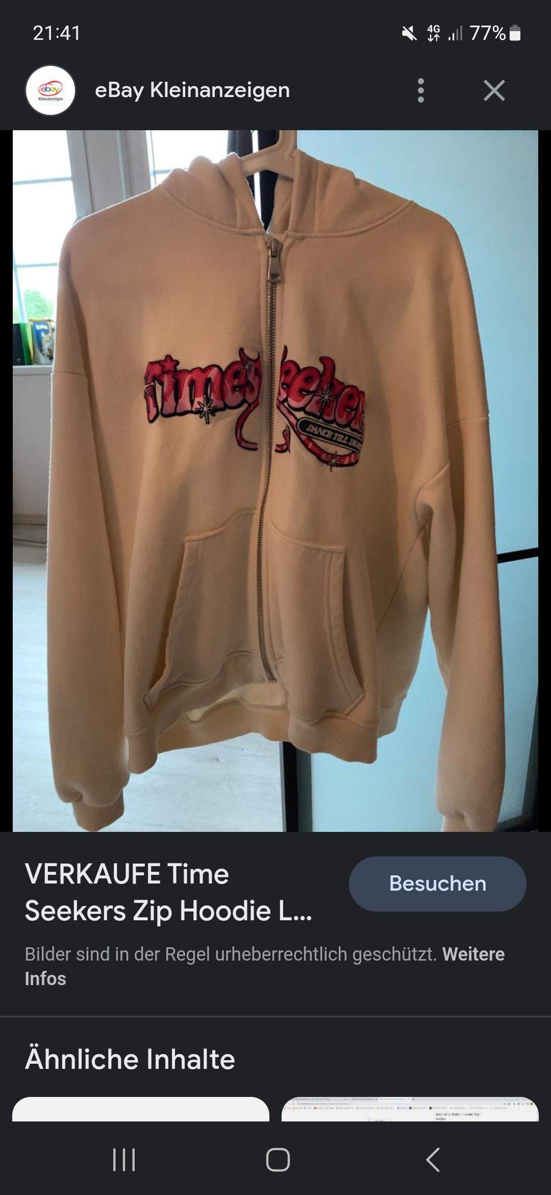 Achtung – Werde gesucht Oversized Hoodie - Main Image