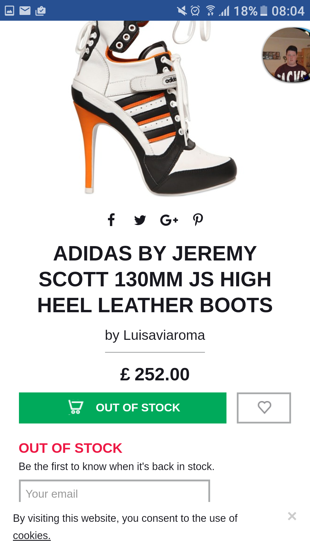 adidas by jeremy scott 130mm js high heel