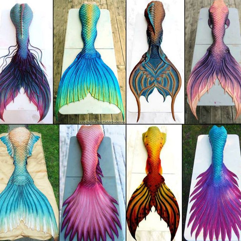 Suche „kunstvolle“ Meerjungfrauenflossen wie auf den Bildern?