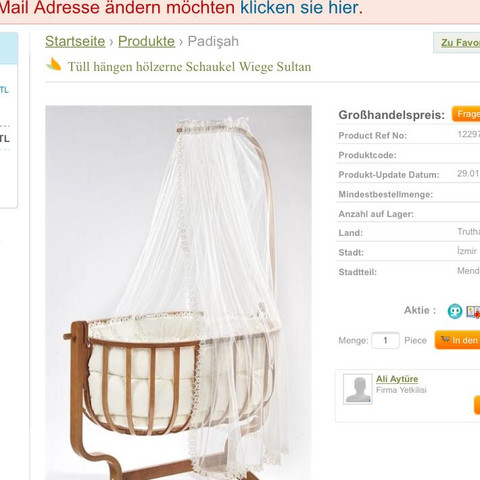 Und diese Seite ist auch für Großhandel - (Türkei, Babyschaukel, Babywiege)