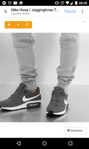 Hab das Bild bei DefShop gefunden. Dort wird jedoch nur die Jogginghose beworben - (Schuhe, Nike, air max)