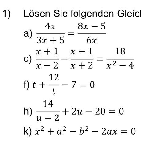 Rechenweg Suche Rechenweg bei folgenden Gleichungen? (Mathematik)