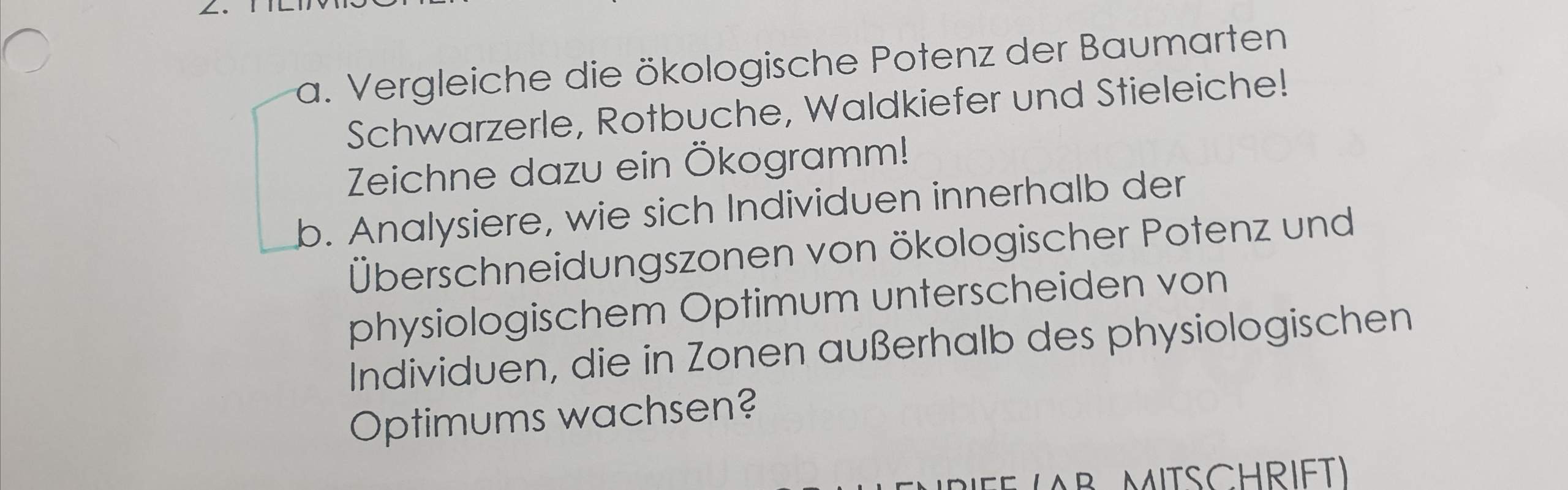 Sukzession und Klimax? (Allgemeinwissen, Ökosystem)