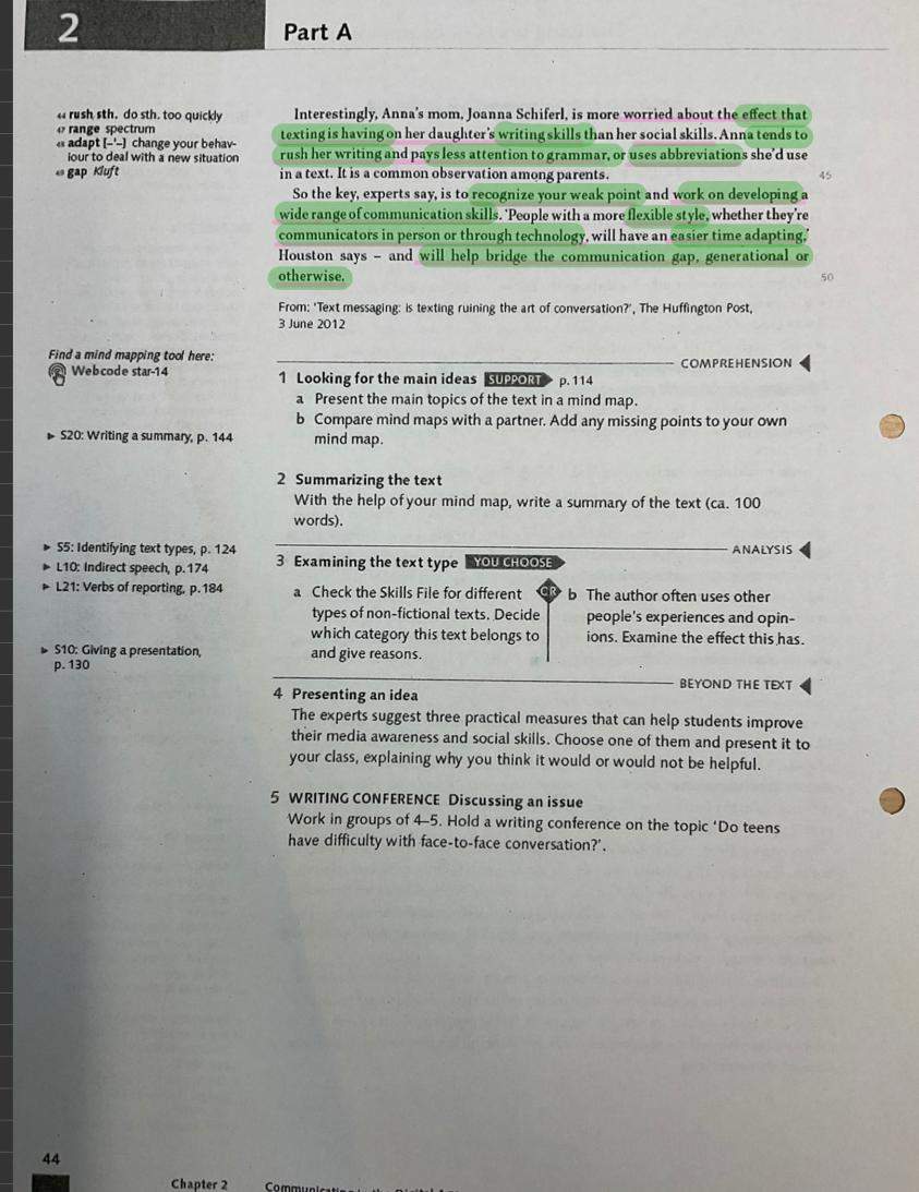 Summary schreiben-Englisch? (Summary Writing)