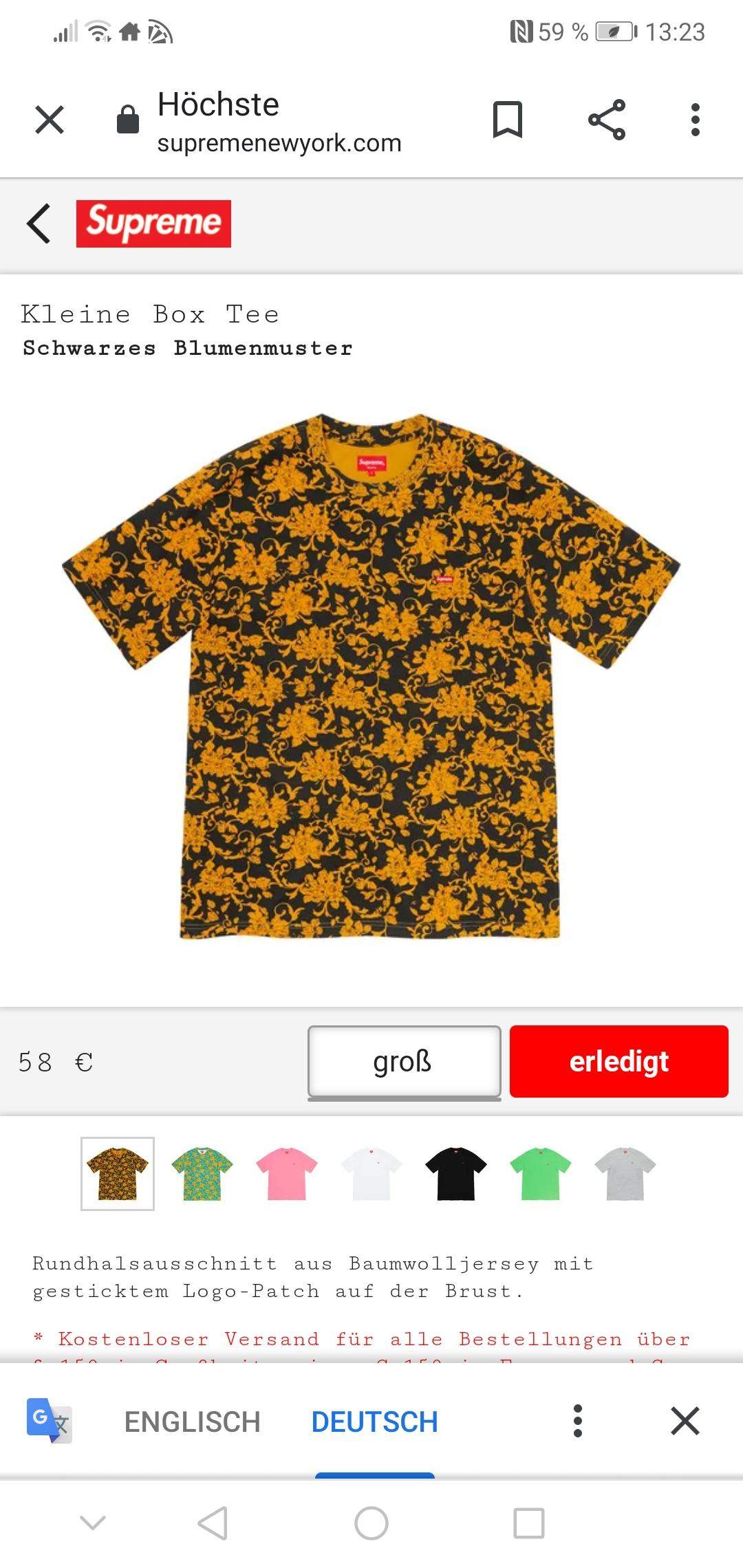supreme t shirt original