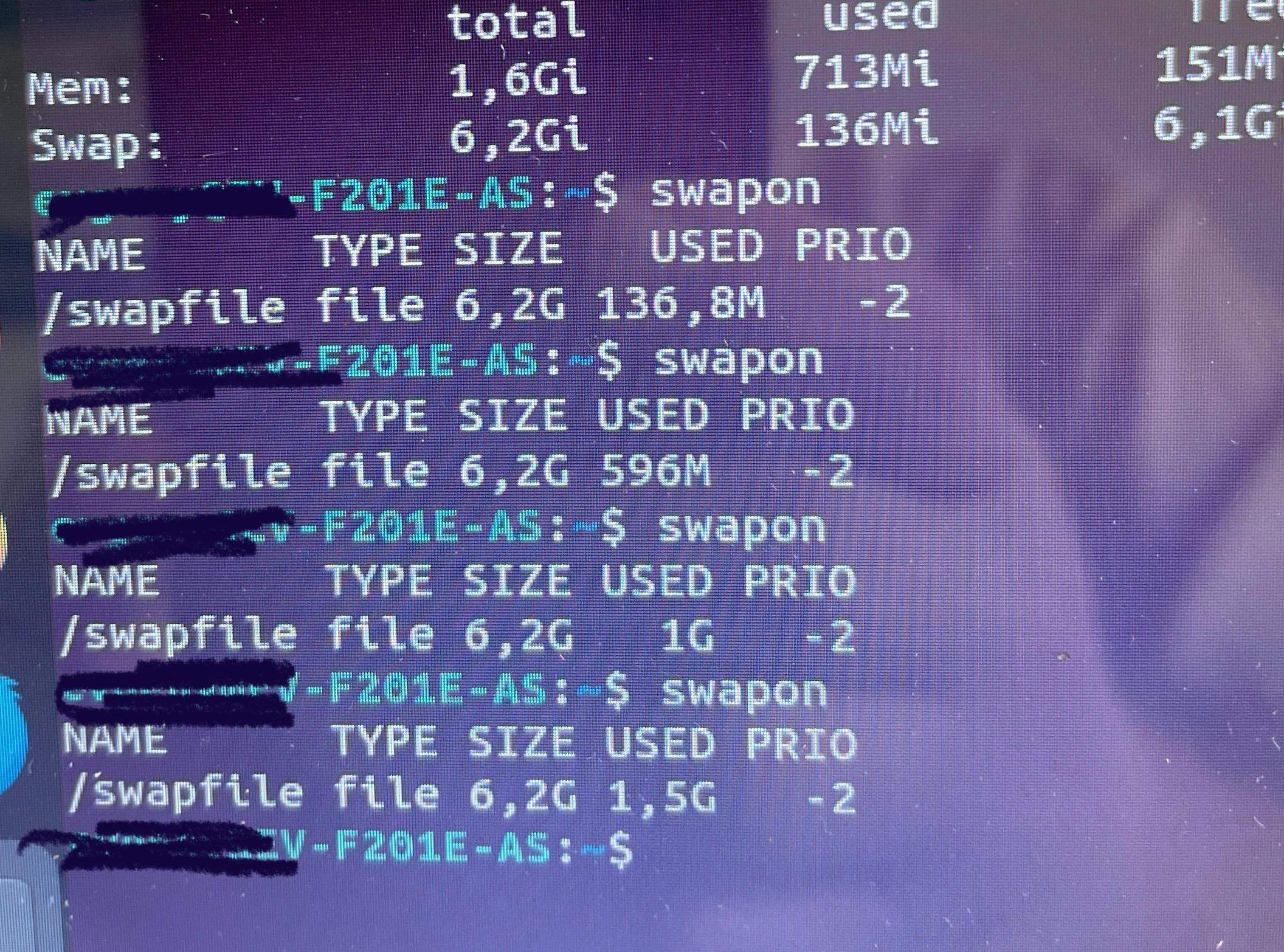 swap funktioniert? (Linux, RAM, Arbeitsspeicher)