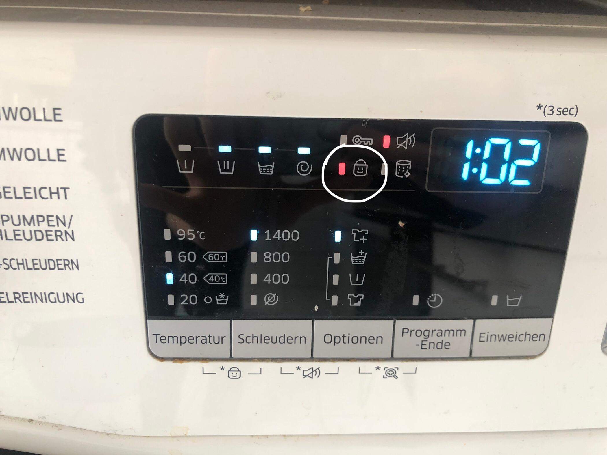 Samsung Waschmaschine Programme Erklarung