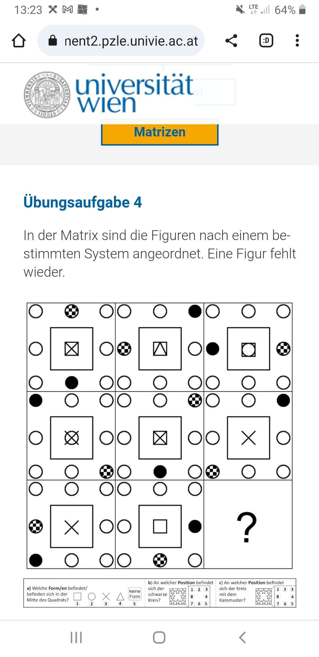 Symbolmatrizen lösen? (rechnen, Logik, Rätsel)