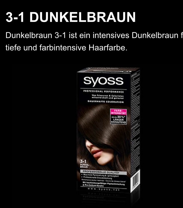 syoss dunkelbraun 1 3 haare farben rot