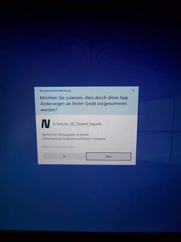 System Fragt Nach Jedem Start Neustart Ob Nahimic A Volute Zugelassen Werden Soll Computer Pc Technik