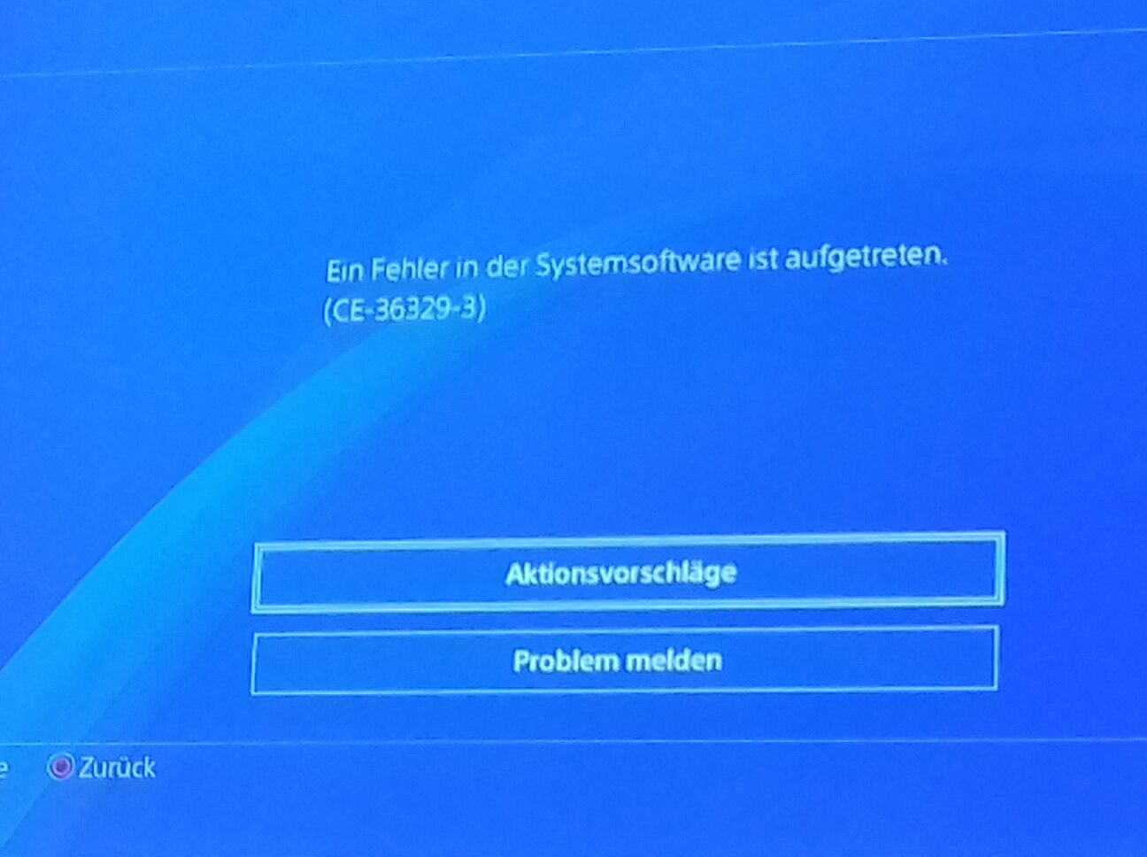 Fehler Bei Der Ausführung Der Systemsoftware Ps3 Systemsoftware fehler and der ps4 5-7 pro tag ist das normal?