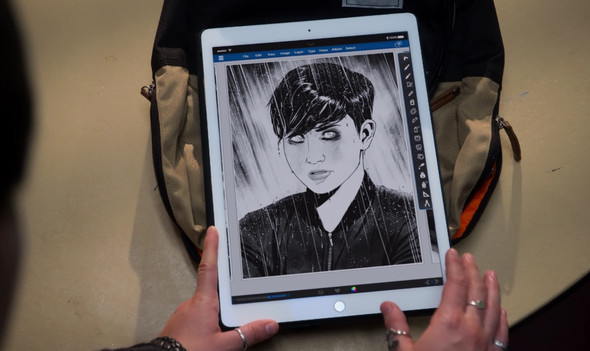 Tablet Zum Zeichnen Mit Stift