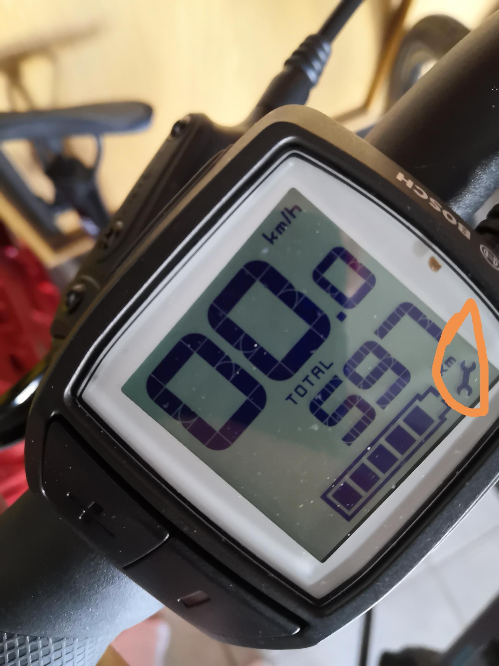 (Tacho Bosch Powerpack E-Bike)Was hat dieses Werkzeug auf dem Taco zu