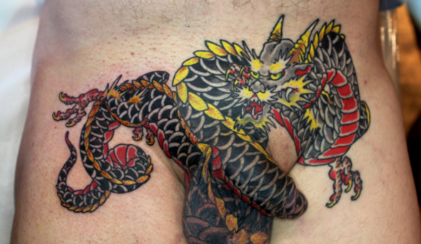 Penis tatoo auf Penis Tattoo