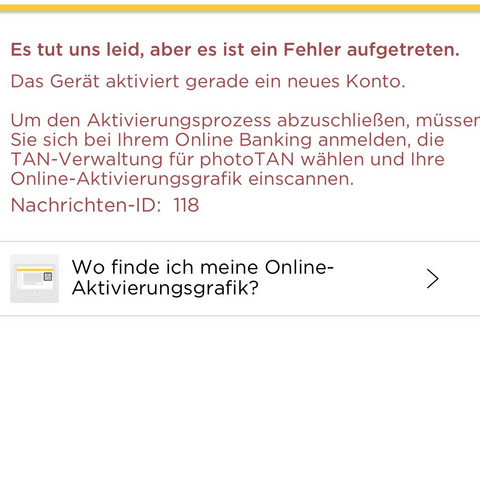 Tan Aktivieren Fehlgeschlagen Handy Geld Smartphone