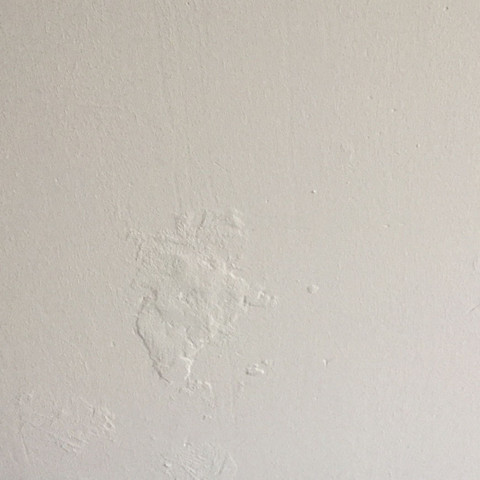 Tapezieren Obwohl Farbe Auf Den Putz Ist Wand Maler Streichen Tapete Löst Sich