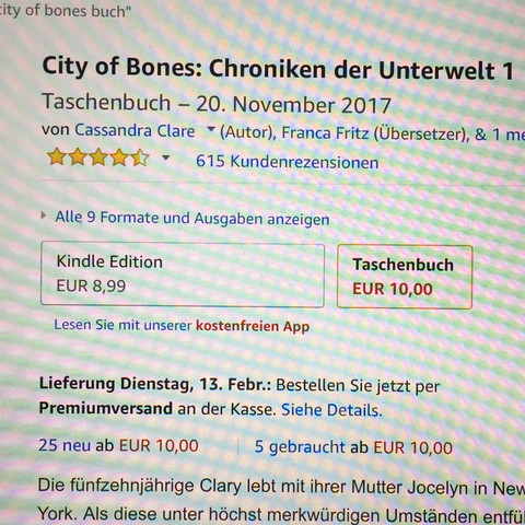 City of Bones
 - (Buch, lesen, Taschenbuch)