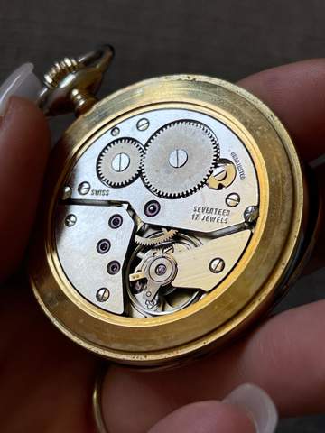 Gold) (Marke, Wert? Bergland Uhr, Taschenuhr