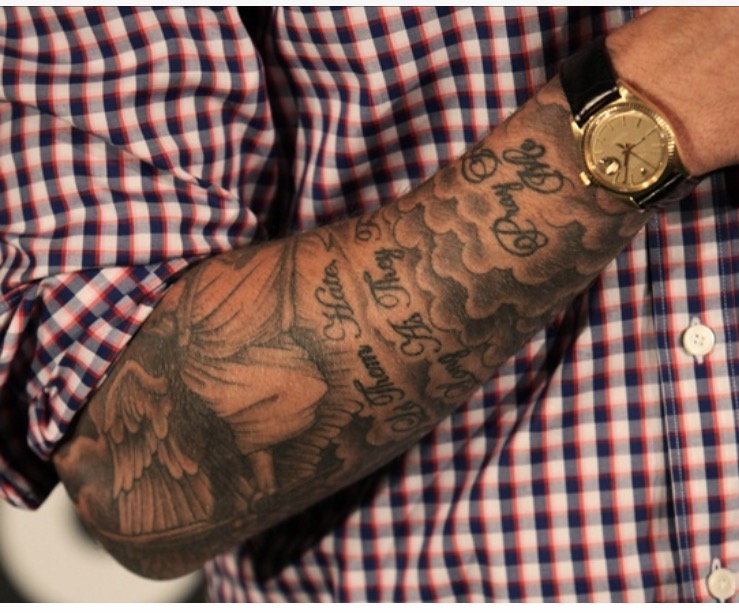 sport nach tattoo unterarm