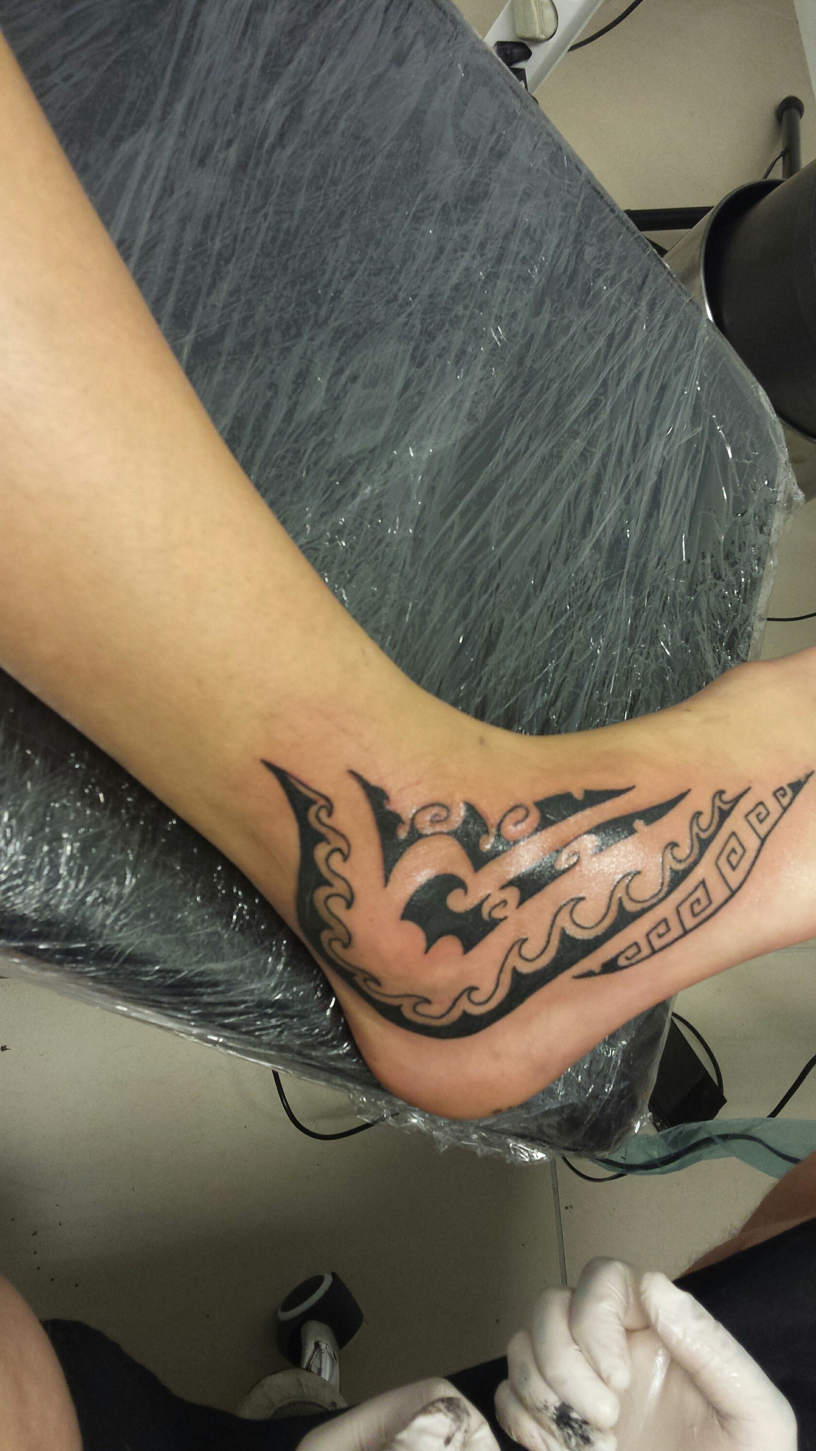 Tattoo Fuß nicht laufen (Füße)