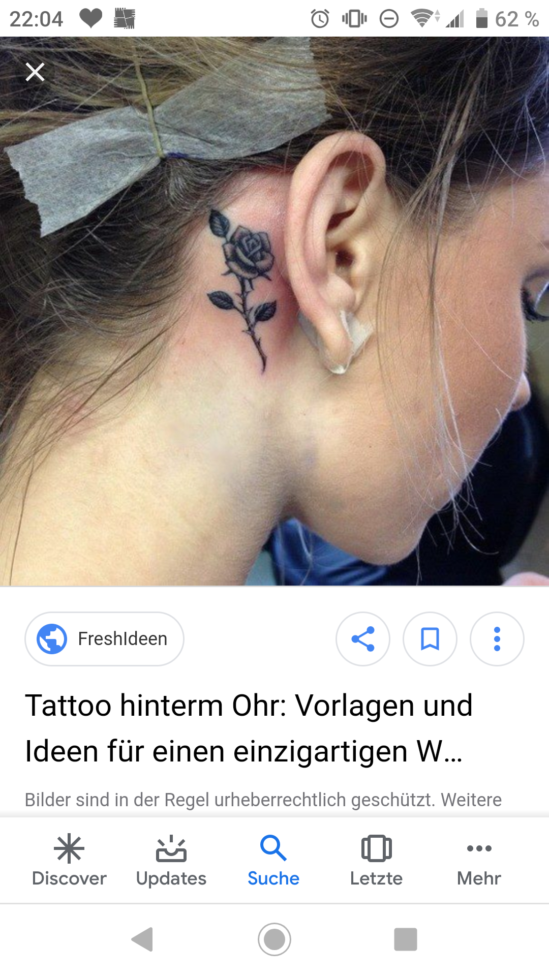 Tattoo Hinterm Ohr Kosten