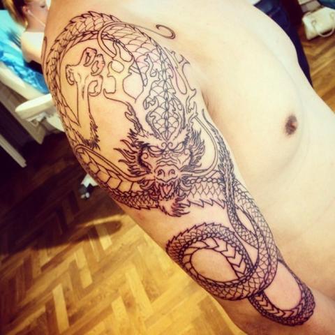 Tattoo Kosten Schatzung Drachen Tatowierung