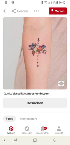 Tattoo Landkarte?
