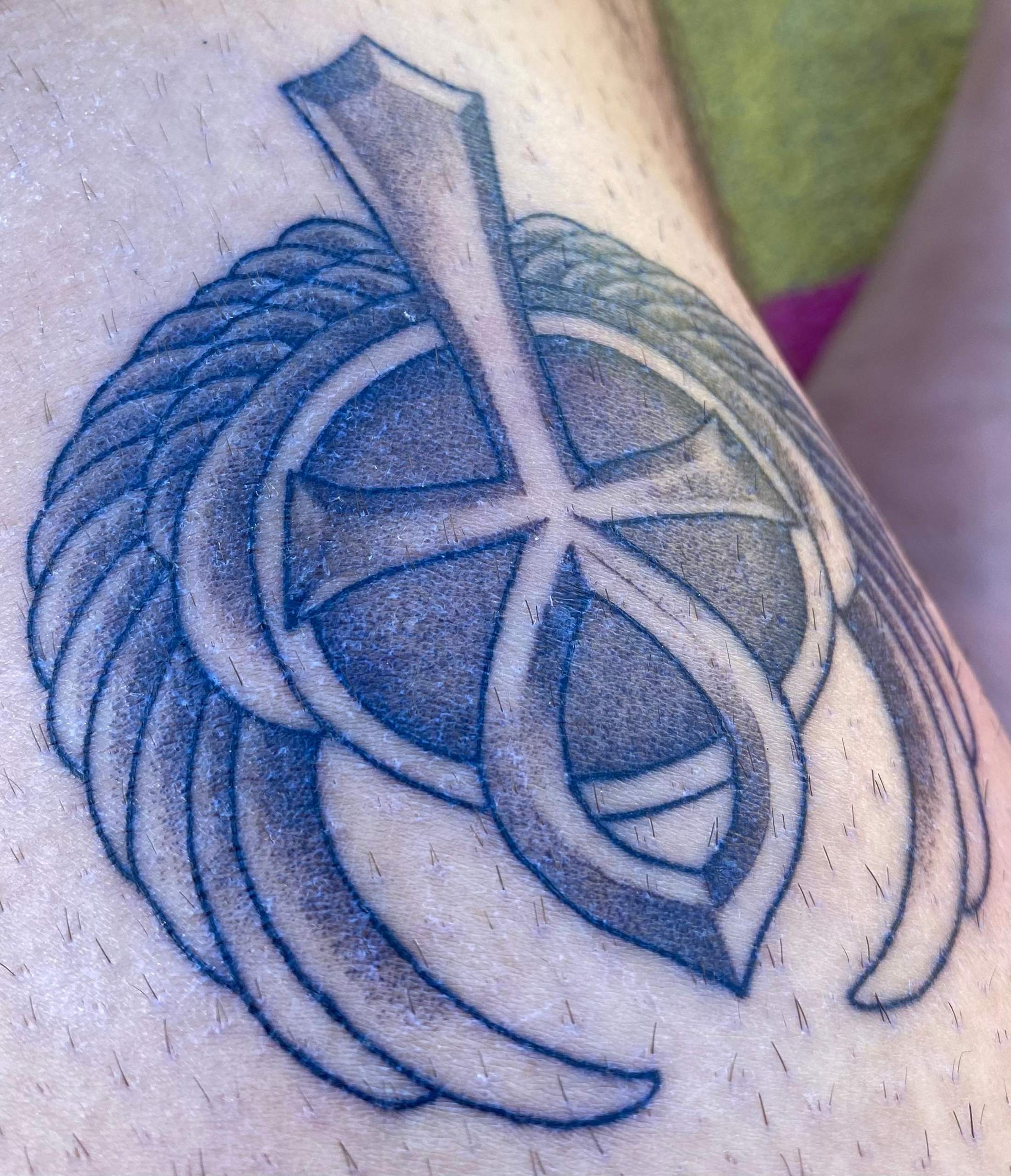 Tattoo pellt am 5 Tag nach dem Stechen ab? (tätowieren)