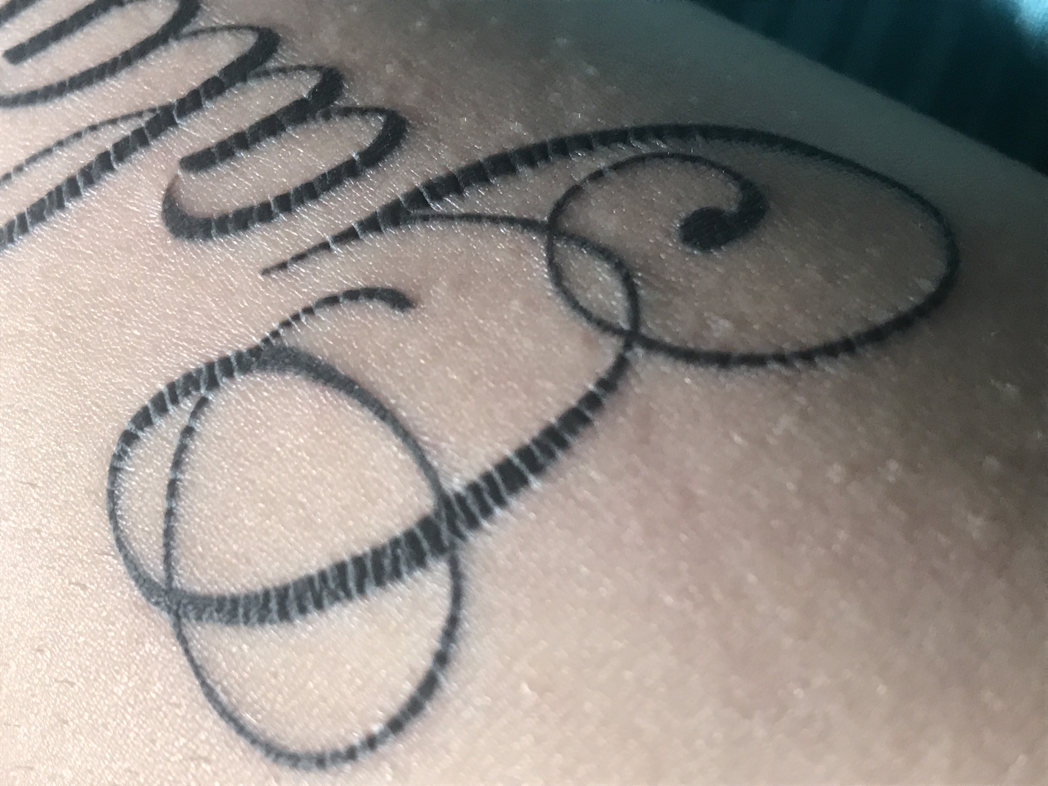 Tattoo pellt sich Gut oder Schlecht?