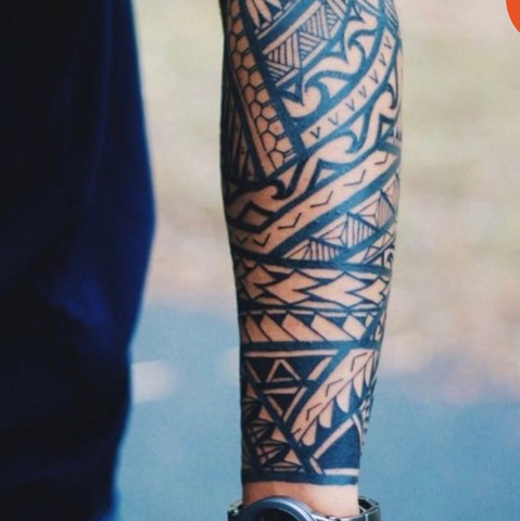 Maori Tattoo Unterarm  - (Kosten, Tattoo, Preis)