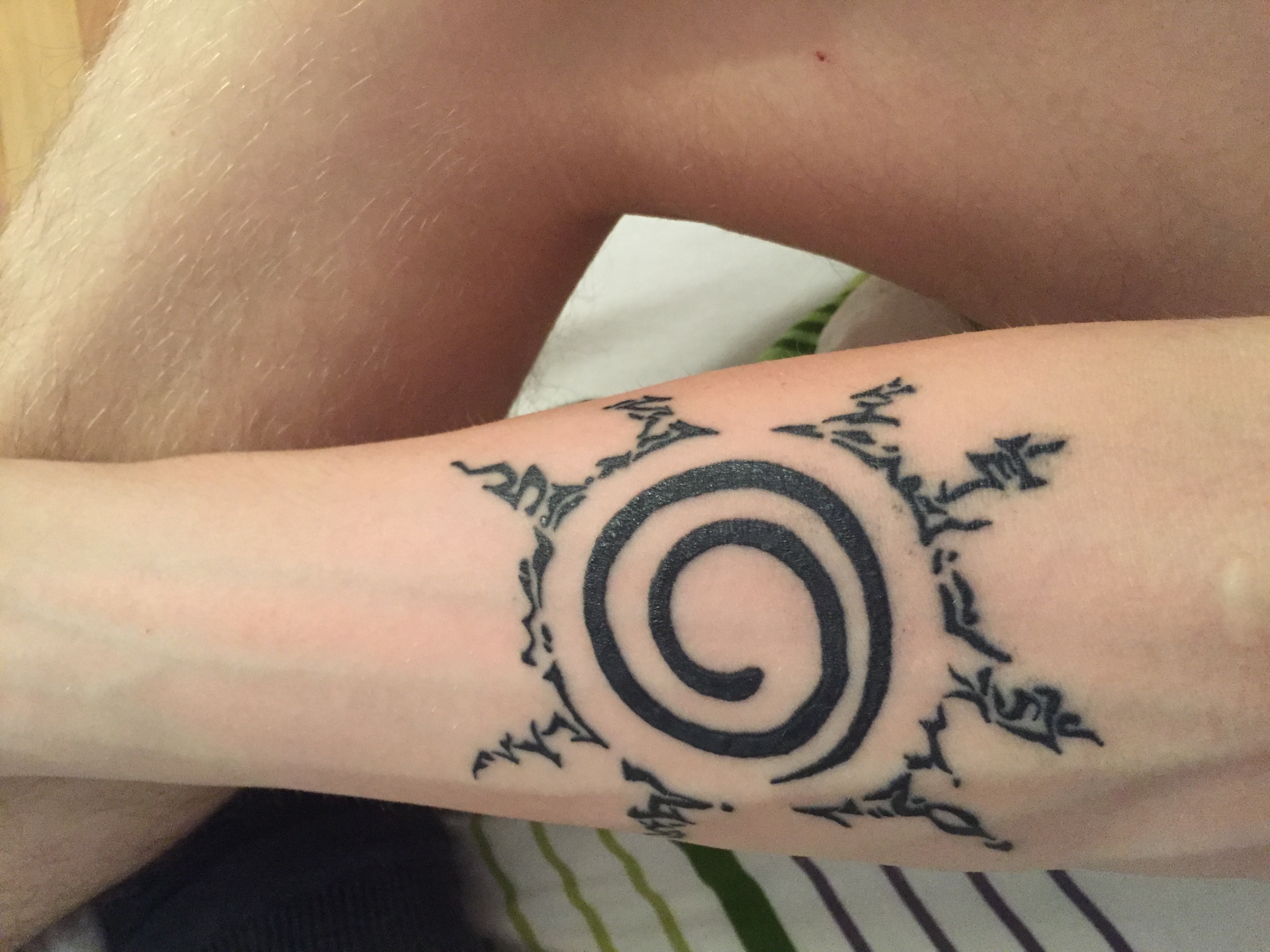 Tattoo, schlecht gestochen (Ränder)?