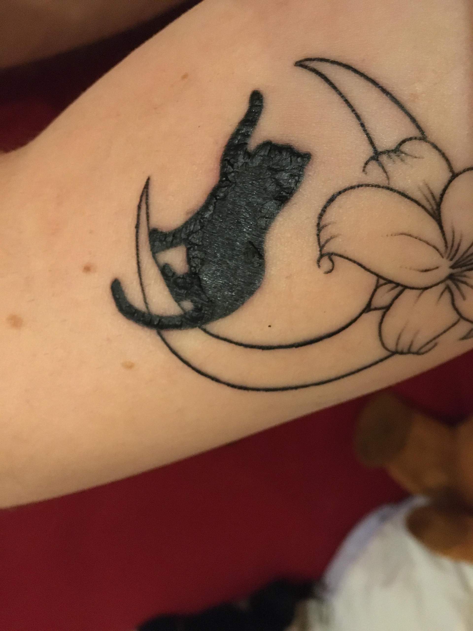 Tattoo schorf geht ab? (tätowieren)