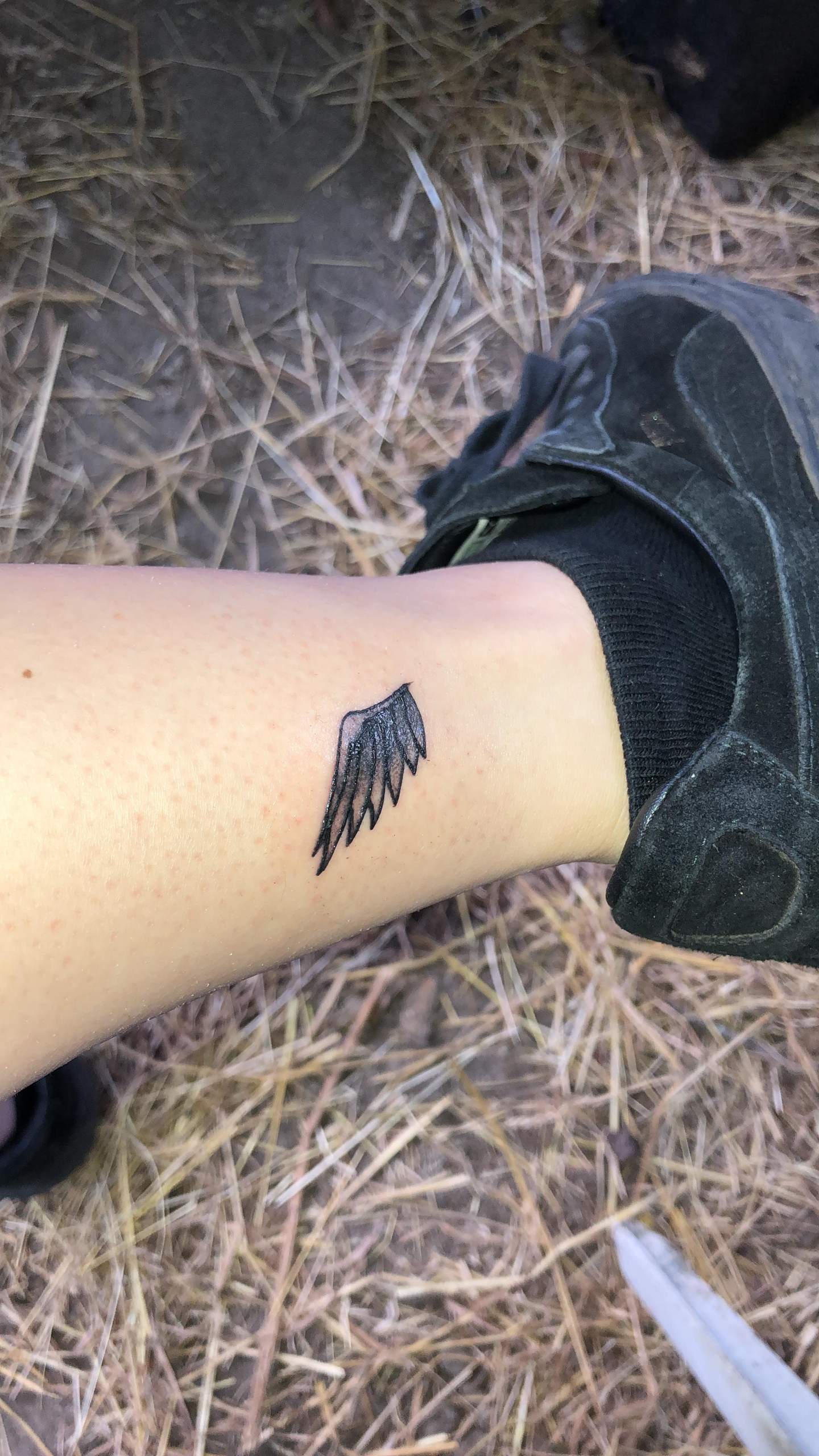 Tattoo sieht es normal aus? (Gesundheit und Medizin, Tattoopflege)