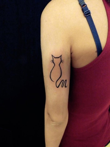 Tattoo Umfrage Motiv Katze